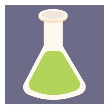 Yeşil kimyasal, illüstrasyon, beyaz arka plan üzerinde vektör.