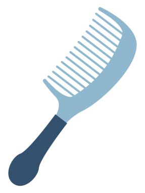 Mavi tarak, illüstrasyon, beyaz arka plan üzerinde vektör.