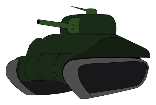 Зеленый бак, иллюстрация, вектор на белом фоне
.