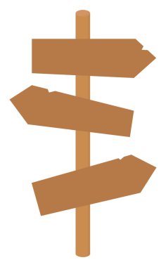 Yol işareti, illüstrasyon, beyaz arka plan üzerinde vektör.