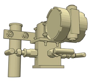 Borular, illüstrasyon, beyaz arka plan üzerinde vektör.