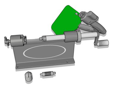 Nesne aracı, çizim, beyaz arka plan üzerinde vektör.