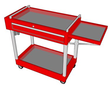 Tıbbi tablo, illüstrasyon, beyaz arka plan üzerinde vektör.