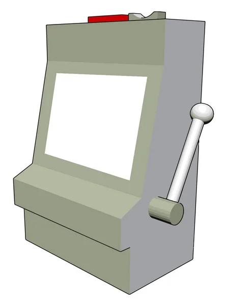 Machine, illustration, vecteur sur fond blanc . — Image vectorielle