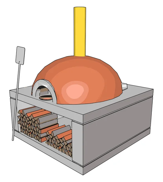 Coruja laranja, ilustração, vetor sobre fundo branco . —  Vetores de Stock