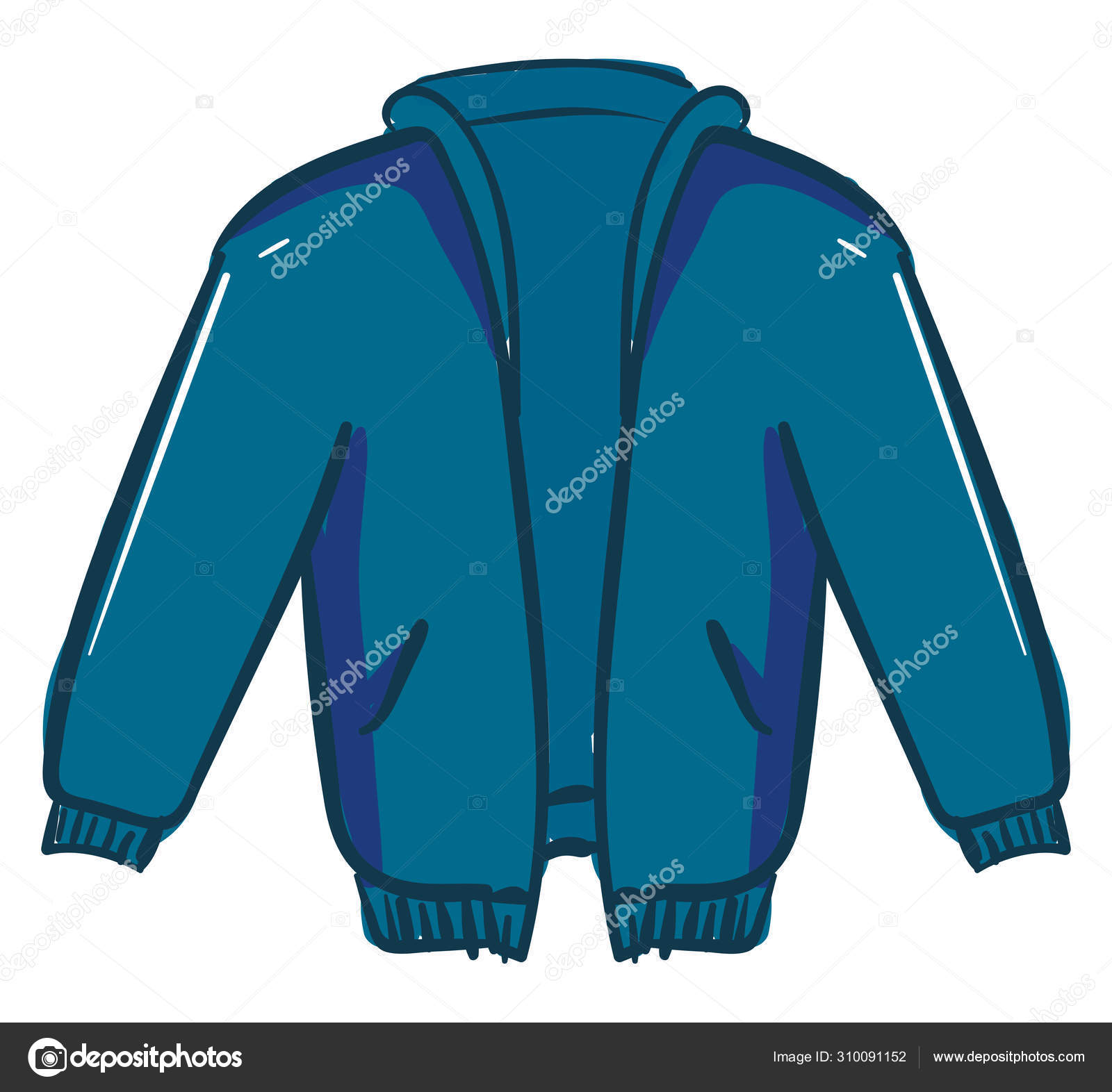 Raincoat or Rain Jacket Vector purchases Clipart