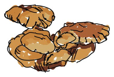 Beyaz arka planda sap, illüstrasyon, vektör.