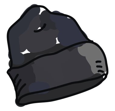 Yün kapak, illüstrasyon, beyaz arka plan üzerinde vektör.