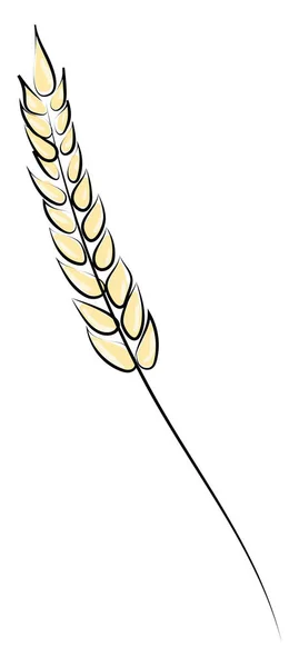 Pico de pan, ilustración, vector sobre fondo blanco . — Vector de stock