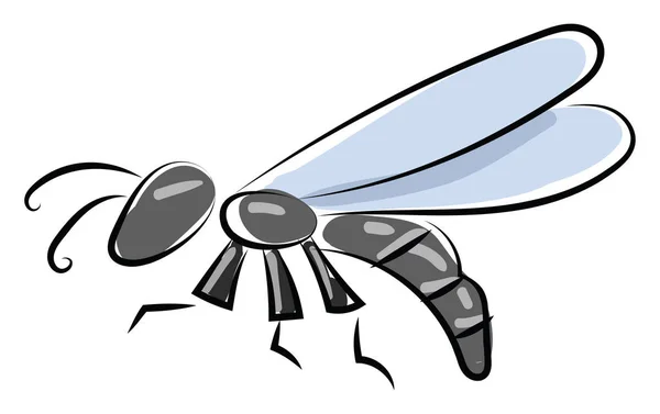 Insekt, illustration, vektor på vit bakgrund. — Stock vektor