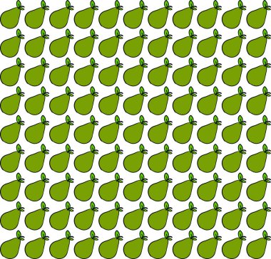 Guava duvar kağıdı, illüstrasyon, beyaz arkaplan üzerindeki vektör.