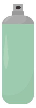 Saç spreyi, illüstrasyon, beyaz arkaplanda vektör.