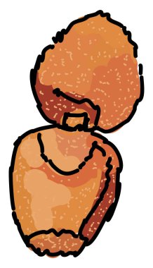 Litchies, illüstrasyon, beyaz arka plan vektör.