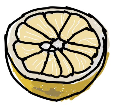 Kireç, illüstrasyon, beyaz arka plan üzerinde vektör.