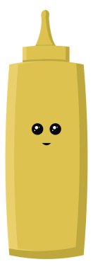 Mayonez, illüstrasyon, beyaz arka plan üzerinde vektör.