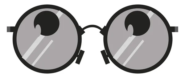 Tmavé brýle, ilustrace, vektor na bílém pozadí. — Stockový vektor