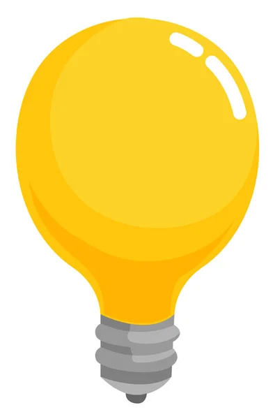 Lighting bulb, illustration, vector on white background. — Stock Vector