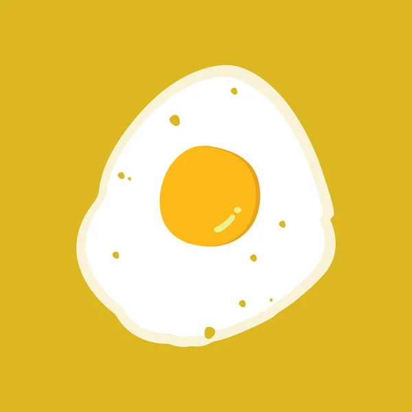 Omlette, illustration, vektor auf weißem hintergrund. — Stockvektor