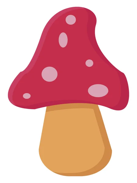 蘑菇，插图，白色背景上的矢量. — 图库矢量图片