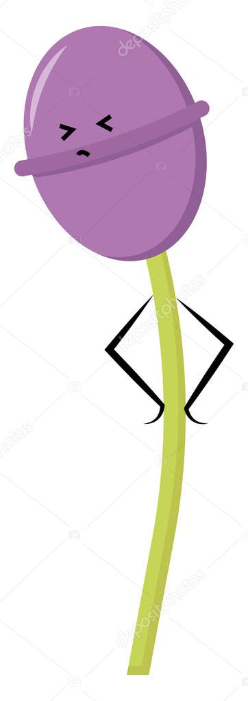 Pink chupa chups, illustration, vector on white background.