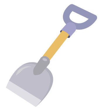 Kürek, illüstrasyon, beyaz arka plan üzerinde vektör.