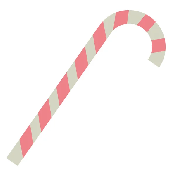 糖果甘蔗，插图，白色背景上的矢量. — 图库矢量图片