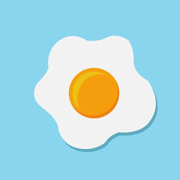 Huevo, ilustración, vector sobre fondo blanco. — Vector de stock