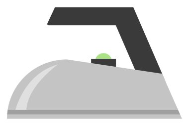 Eski demir, illüstrasyon, beyaz arka plan üzerinde vektör.