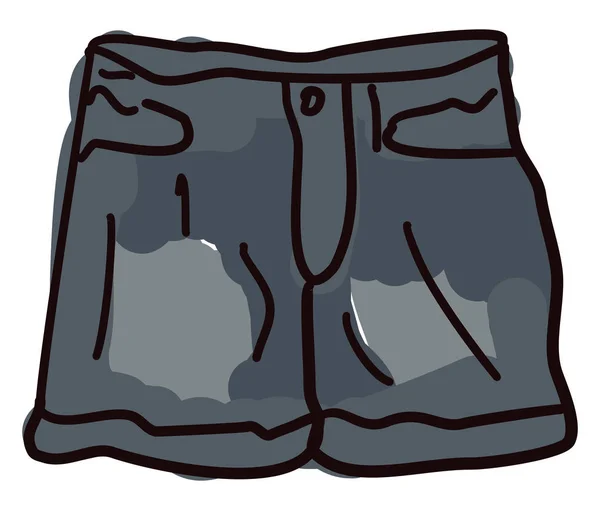 Korte shorts, illustration, vektor på hvid baggrund. – Stock-vektor