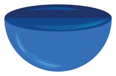 Mavi kase, illüstrasyon, beyaz arka plan üzerinde vektör.