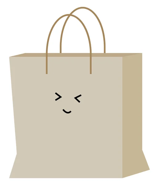 Bolsa para compras, ilustración, vector sobre fondo blanco . — Archivo Imágenes Vectoriales