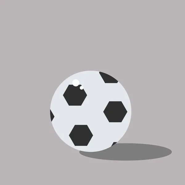 Fútbol, ilustración, vector sobre fondo blanco . — Vector de stock
