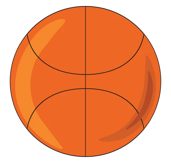 Baloncesto, ilustración, vector sobre fondo blanco . — Vector de stock