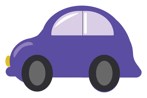 Фиолетовый автомобиль, иллюстрация, вектор на белом фоне . — стоковый вектор