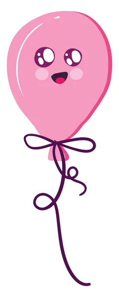 Ballon mignon, illustration, vecteur sur fond blanc . — Image vectorielle