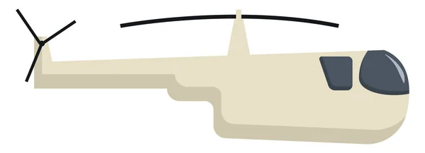 Hélicoptère, illustration, vecteur sur fond blanc . — Image vectorielle