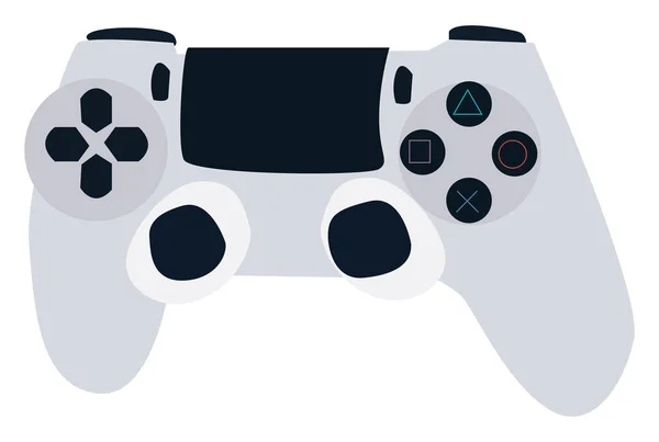 Gamepad, illustration, vector on white background. — Stock Vector