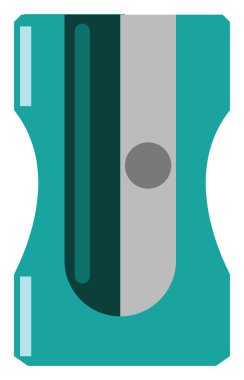 Mavi bileyici, illüstrasyon, beyaz arka plan üzerinde vektör.