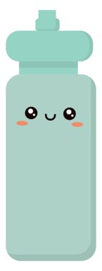 Spor şişe, illüstrasyon, beyaz arka plan vektör.