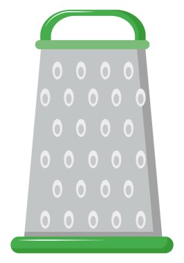 Grater yeşil, illüstrasyon, beyaz arka plan vektör.
