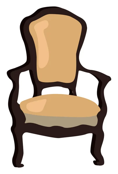 Cadeira velha, ilustração, vetor sobre fundo branco . — Vetor de Stock