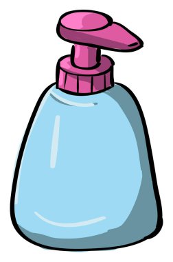 Sabun, illüstrasyon, beyaz arka plan üzerinde vektör.