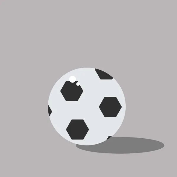 Calcio, illustrazione, vettore su sfondo bianco . — Vettoriale Stock