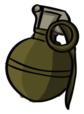 Granat, illüstrasyon, beyaz arka plan üzerinde vektör.