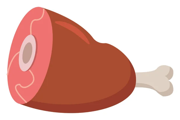 Carne, ilustração, vetor sobre fundo branco . —  Vetores de Stock