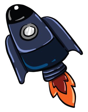 Kozmo makinesi, illüstrasyon, beyaz arkaplan üzerindeki vektör