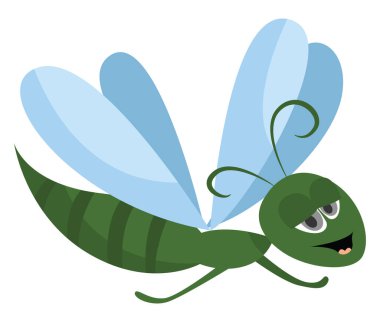 Çekirge, illüstrasyon, beyaz arkaplan üzerindeki vektör