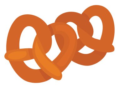 Kringle yemeği, illüstrasyon, beyaz arkaplanda vektör