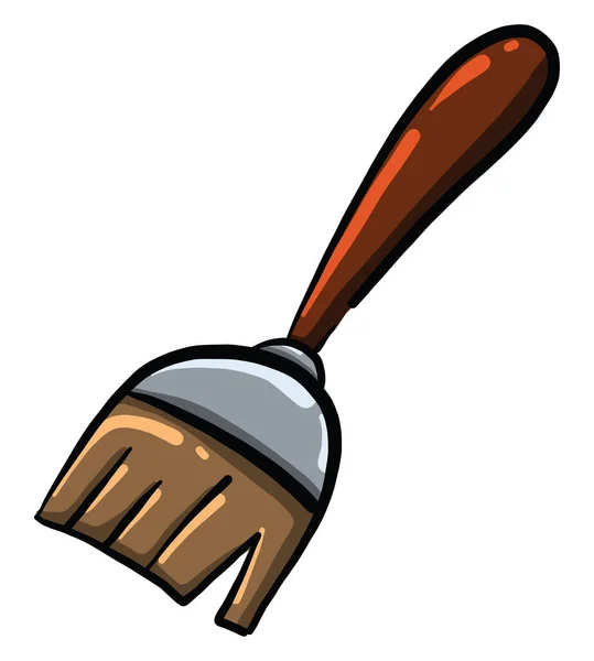 Paintbrush Illustration Vector White Background — 스톡 벡터