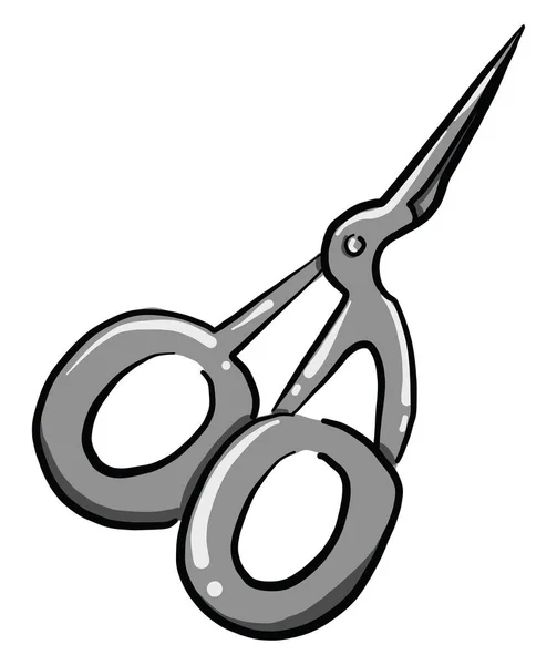 Scissors Illustration Vector White Background — Stock Vector